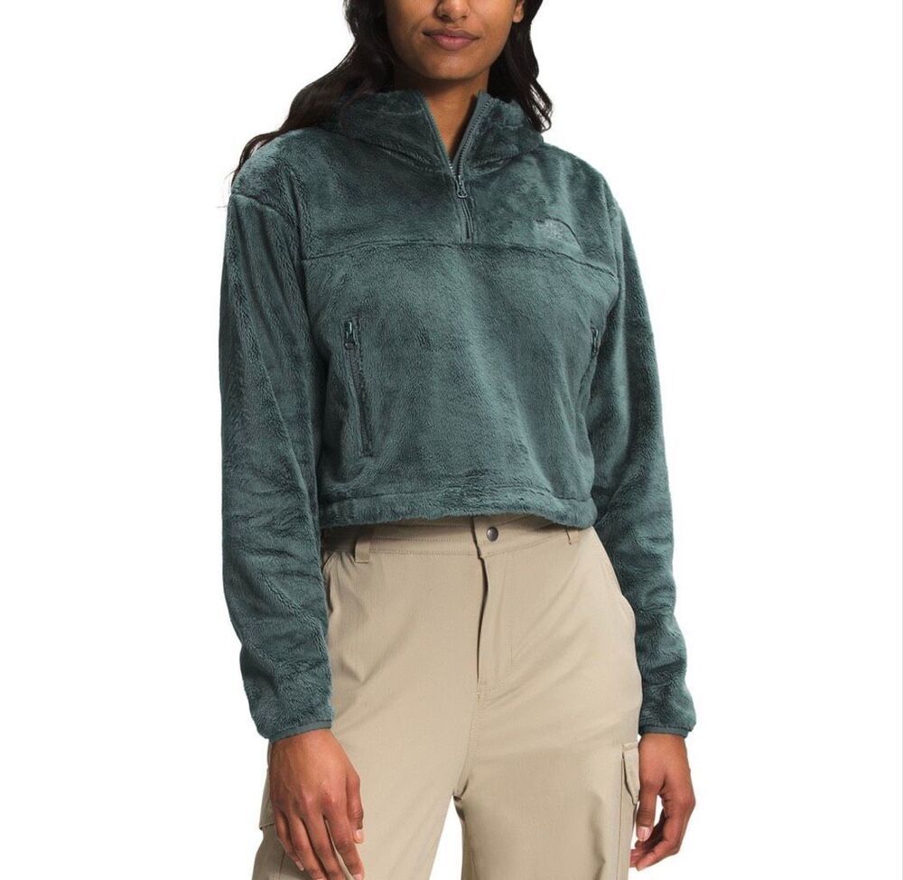 north face /northface hooded pullover cropped hoodie osito fleece Jacket/coat xx